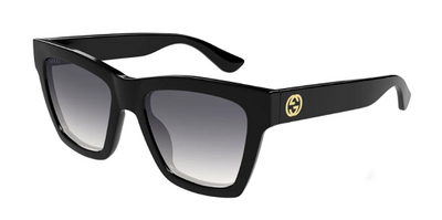 Gucci GG1714S 001 Black Square Sunglasses 54mm