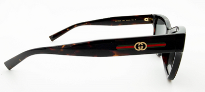 Gucci GG1982S 002 Dark Brown Square Sunglasses 53mm