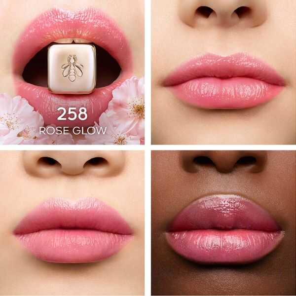 Guerlain Kiss Kiss Bee Glow Lip Balm 258 Rose 3.2g