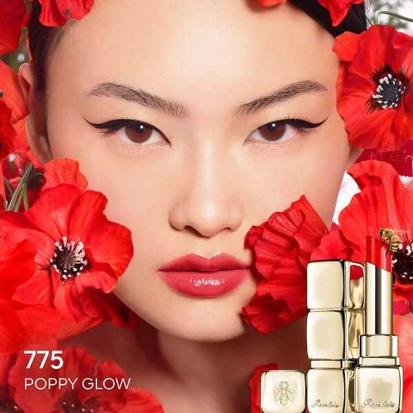 Guerlain KissKiss Bee Glow Lip Balm 775 Poppy Glow 3.2g