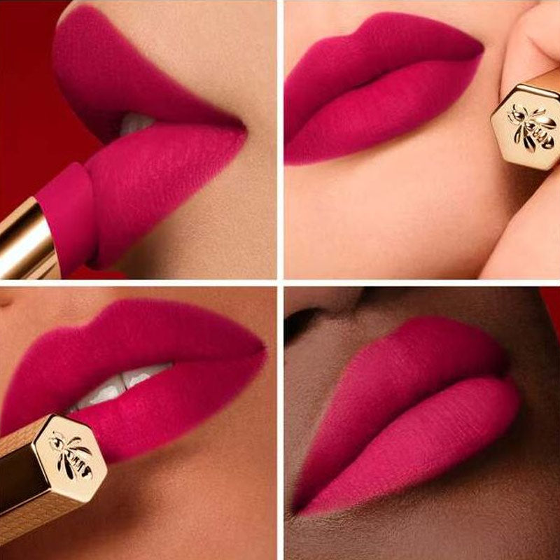 Guerlain KissKiss Blur Matte Lipstick 391 Vibrant Rose 1.85g