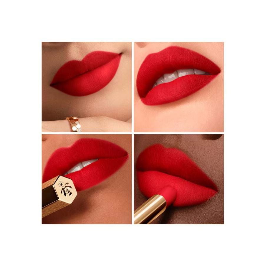 Guerlain KissKiss Blur Matte Lipstick 510 Petal Red 1.85g