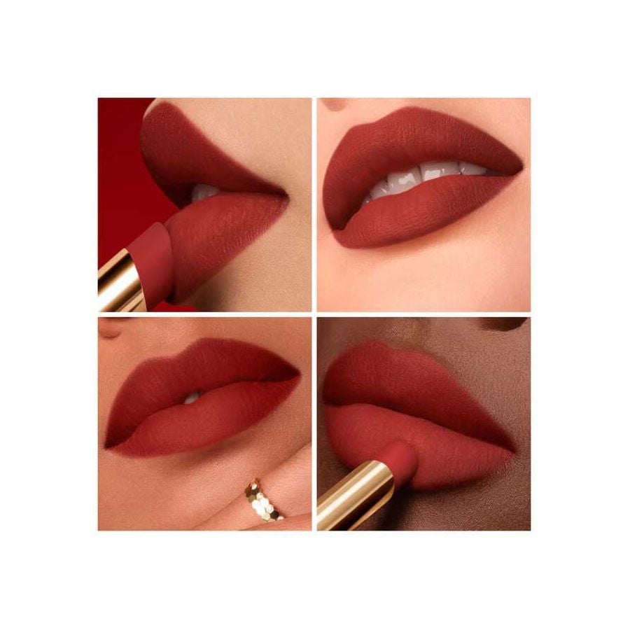 Guerlain KissKiss Blur Matte Lipstick Red Aster 599 3.5g