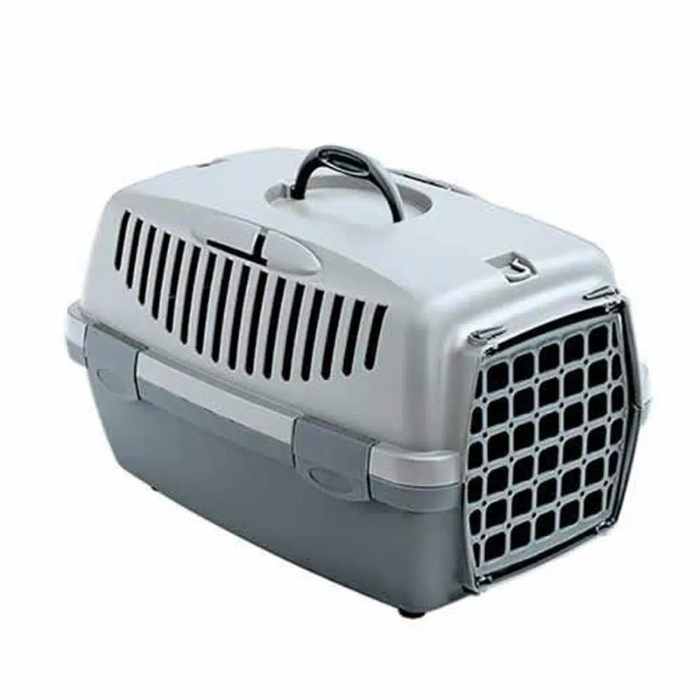 Stefanplast Gulliver 2 Pet Carrier with Safety Belt Slots 55cm Blue