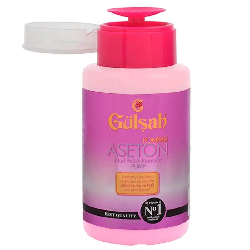 Gulsah Vitamin E Pump Acetone Nail Polish Remover 175ml