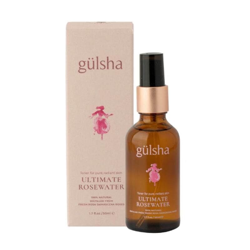Gulsha Rose Care Set with Ultimate Rose Water and Elixirs 3-Piece