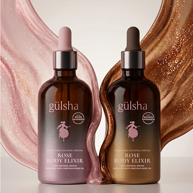 Gulsha Bronze Shimmering Rose Body Elixir 100 ml