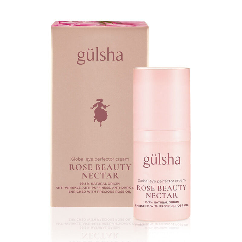 Gulsha Rose Infused Eye Cream for Brightening and Firming 15 ml