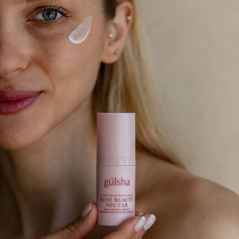 Gulsha Rose Infused Eye Cream for Brightening and Firming 15 ml