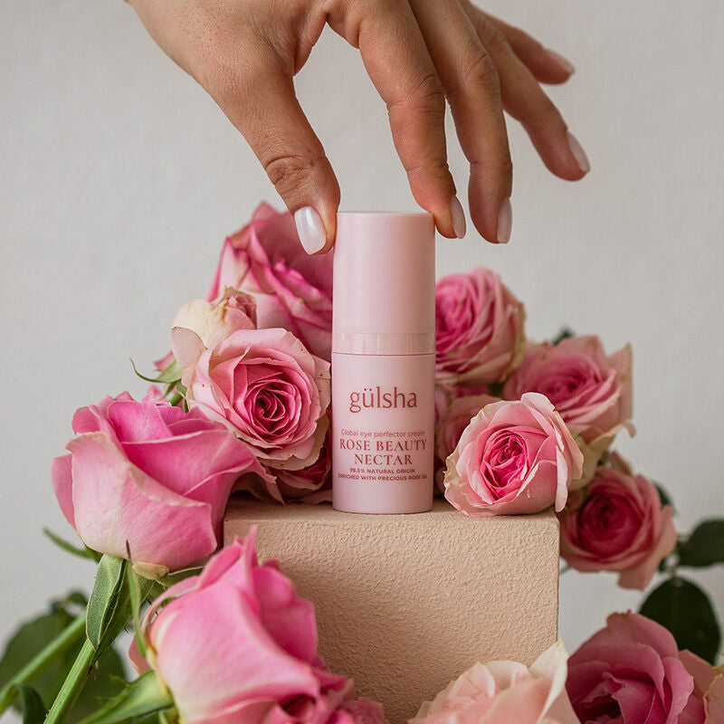 Gulsha Rose Infused Eye Cream for Brightening and Firming 15 ml