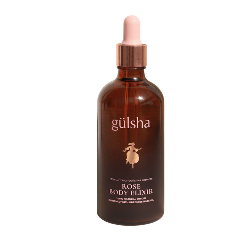 Gulsha Rose Body Elixir Nourishing Botanical Oil 100 ml