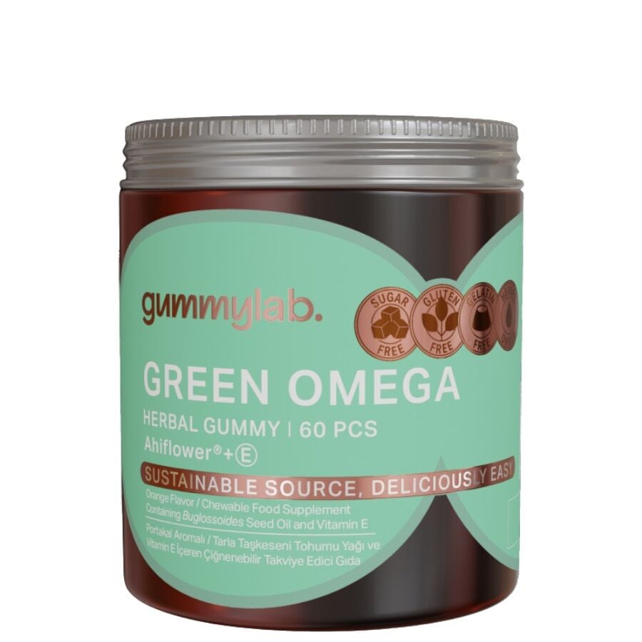 Gummy Lab Green Omega Plant-Based Supplement 60 Gummies