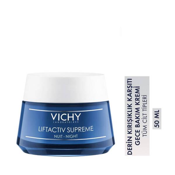 vichy liftactiv supreme night cream 50ml, vichy night cream packaging Vichy Liftactiv Supreme Night Cream - Firming & Anti-Wrinkle | 50ml Vichy Liftactiv Night Cream - Firming & Anti-Wrinkle vichy, night-cream, anti-aging, wrinkle-reduction, skin-firming, sensitive-skin, hypoallergenic, beauty-care, moisturizer, ai-generated