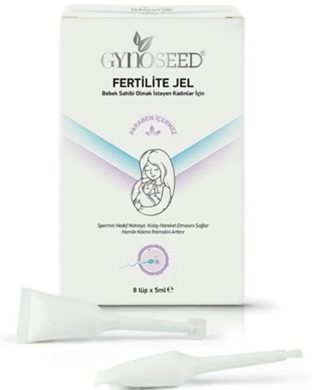 Gynoseed Fertility Lubricant Gel for Natural Conception 8 x 5ml