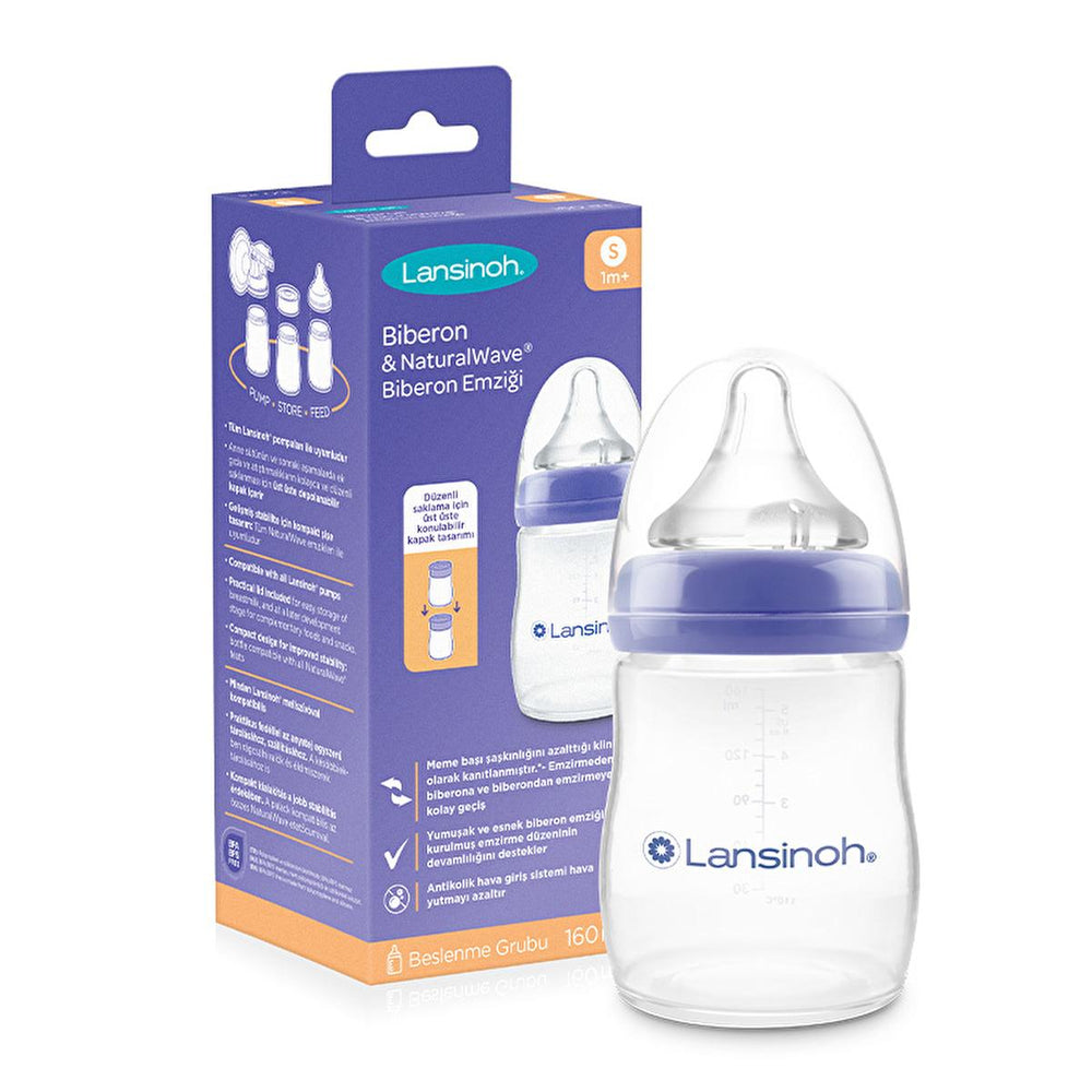 Lansinoh NaturalWave Baby Bottle Nipple - Anti-Colic, BPA Free, Easy Breastfeeding to Bottle Transition for - view 4