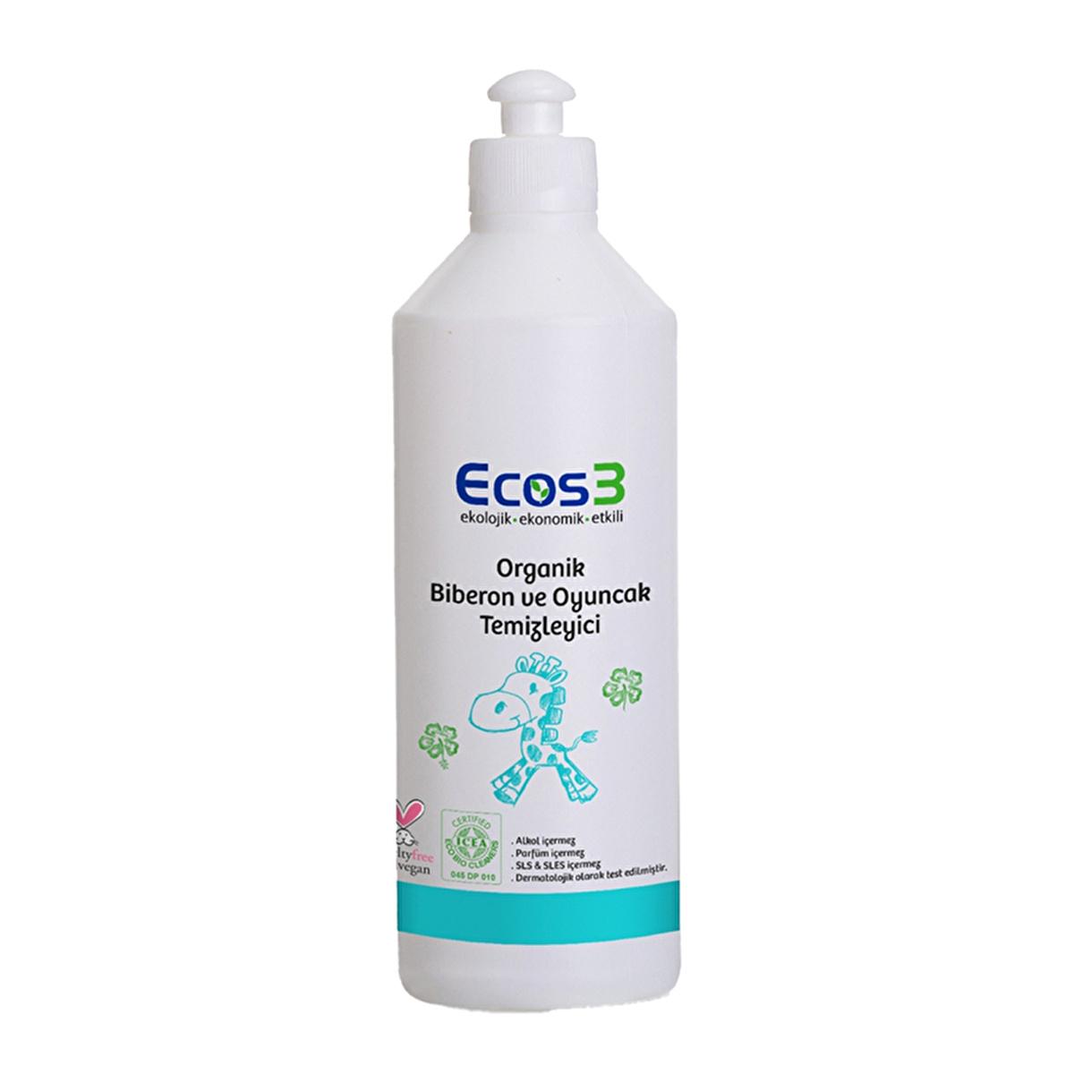 Ecos3 Organic Baby Bottle & Toy Cleaner 500ml - Natural, Vegan Certified, Fragrance-Free Ecos3 Organic Baby Bottle Cleaner - Natural & Vegan organic baby bottle cleaner, vegan certified toy cleaner, natural baby cleaning products, fragrance-free baby cleaner, biodegradable baby cleaning solution, baby essentials, eco-friendly parenting, sensitive skin care, natural cleaning products, cruelty-free baby products