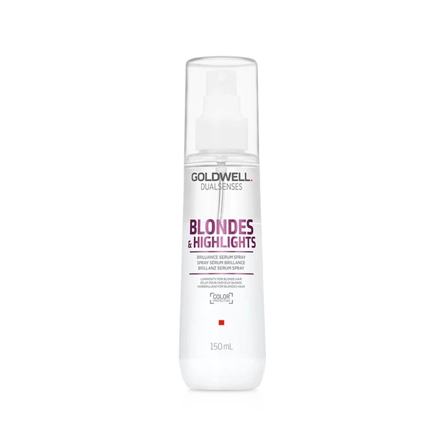 Goldwell Dualsenses Hair Serum Spray for Blonde & Highlighted Hair - Nourishing, 150ml Goldwell Dualsenses Hair Serum Spray for Blonde Hair hair serum spray, blonde hair care, highlighted hair product, Goldwell Dualsenses, color-treated hair nourishment, hair nourishment, hair protection, hair care, color-treated hair care, blonde hair serum, highlighted hair serum, hair moisturizer, daily hair care, pre-styling hair product