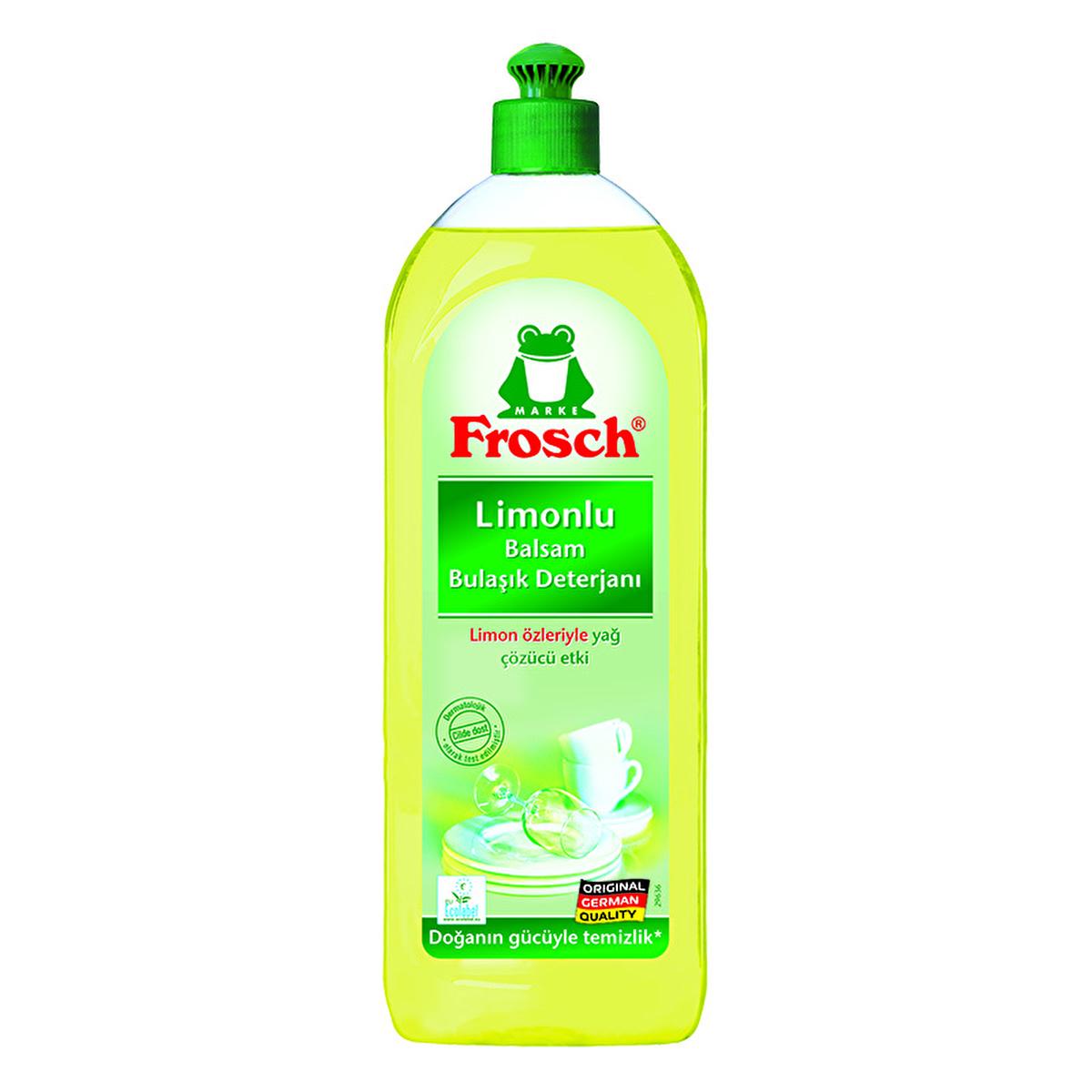 Frosch Lemon Scented Dishwashing Liquid - pH Neutral, Dermatologically Tested, 25.36 fl oz Frosch Lemon Dishwashing Liquid - Gentle & Effective Frosch Dishwashing Liquid, Lemon-scented Dish Soap, pH Neutral Dishwashing, Dermatologically Tested Dish Soap, Natural Dishwashing Liquid, Eco-friendly Dish Soap, Gentle Dishwashing, Effective Cleaning, Lemon Scented, Dish Soap for Sensitive Skin
