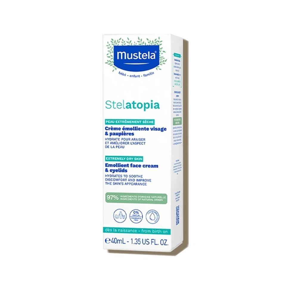 Mustela Stelatopia Emollient Face Cream for Babies - Natural, Fragrance-Free, Moisturizing Baby Skincare - image 7