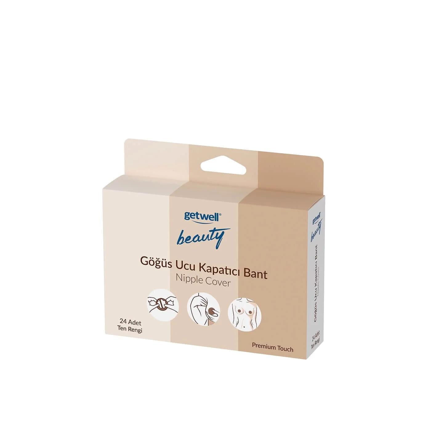 Getwell Nipple Cover Tape for Smooth Silhouette 1 Count