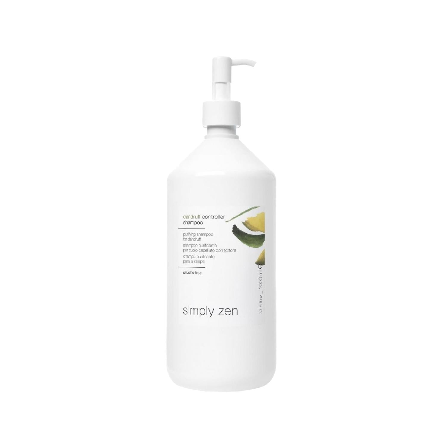 Simply Zen Anti-Dandruff Shampoo - Purifying, Gentle, 1000ml Large Capacity for Scalp Care Simply Zen Anti-Dandruff Shampoo - Gentle & Effective anti-dandruff shampoo, dandruff treatment, purifying shampoo, Simply Zen, large capacity shampoo, scalp care products, hair care, natural shampoo, gentle shampoo, dandruff solution, scalp health, hair cleansing