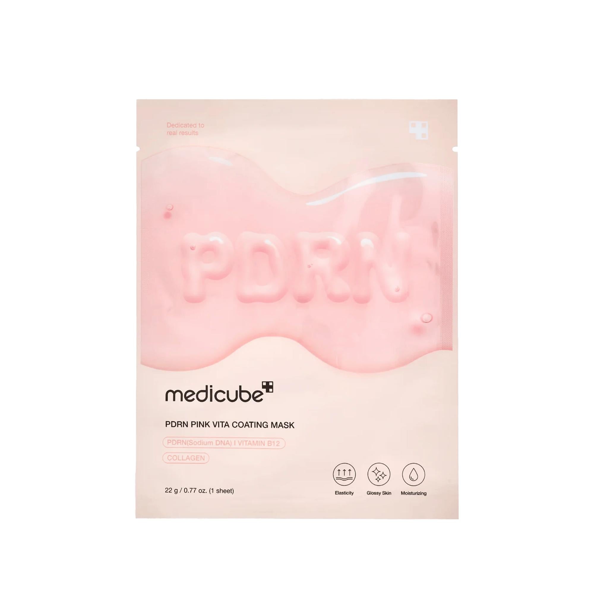 Medicube PDRN Pink Vita Coating Firming Sheet Mask 22g