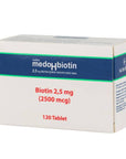 Dermoskin Medohbiotin Biotin 2.5mg Tablets - 120 Count Dietary Supplement for Hair, Skin, and Nail Health - image 4