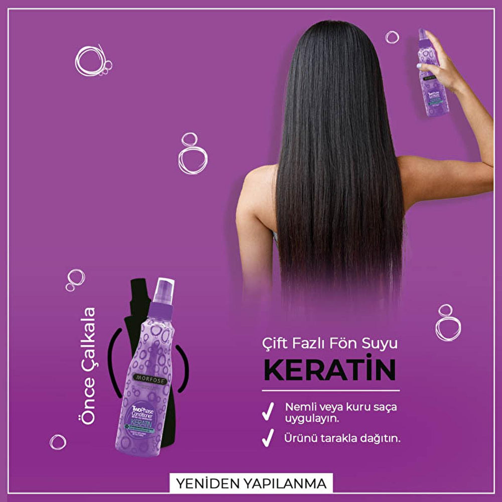 Morfose Keratin Dual-Phase Leave-In Conditioner for Dry Damaged Hair - 7.44 fl oz - view 3