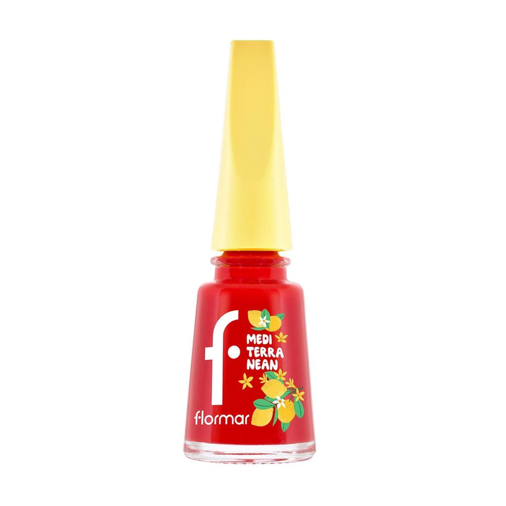 Flormar Mediterranean High-Pigment Glossy Nail Polish 010 Rose 11ml