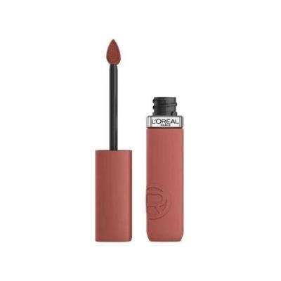 L'Oreal Paris Infaillible Matte Resistance Liquid Lipstick: Long-Lasting, Smudge-Resistant Color with Hydrating Hyaluronic Acid for Fuller Lips L'Oreal Matte Lipstick: Long Lasting, Hydrating, Fuller Lips liquid lipstick, matte lipstick, long lasting lipstick, hyaluronic acid lipstick, smudge resistant lipstick, fuller lips lipstick, Loreal lipstick, matte liquid lip, hydrating matte lipstick, powder matte lipstick, long-lasting lip color, matte finish, hydrating lip products, fuller-looking lips, easy appl