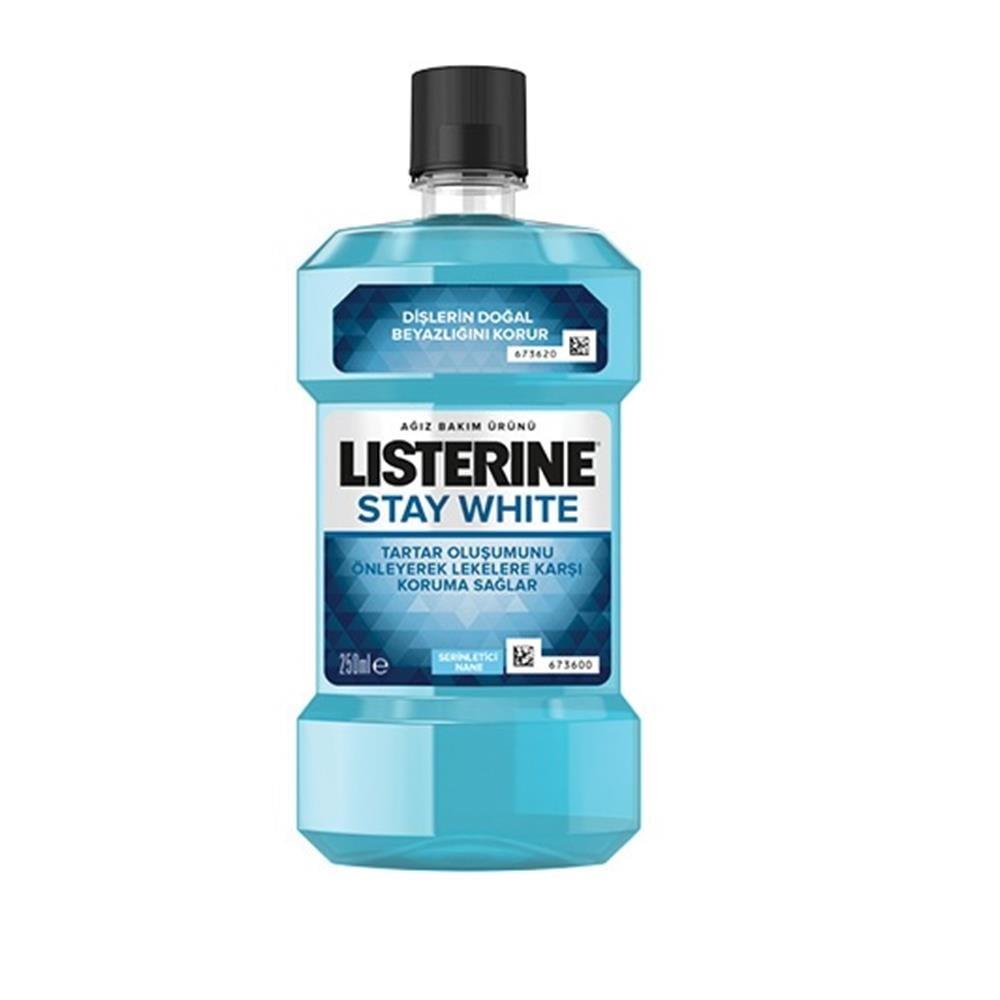 Listerine Stay White Mouthwash for Teeth Whitening & Oral Care - 8.45 fl oz Listerine Stay White Mouthwash - 8.45 fl oz Listerine Stay White, mouthwash for teeth whitening, oral care product, reduce tartar buildup, antiseptic mouthwash, teeth whitening mouthwash, oral hygiene, mouthwash, Listerine, Stay White, 8.45 fl oz, mouth care, dental care, whitening mouthwash, tartar control, plaque prevention
