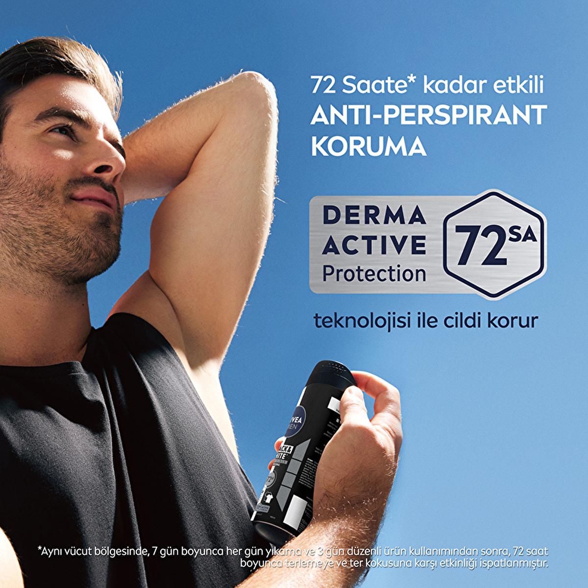 Nivea Men Black & White Invisible Original Deodorant Spray - 72-Hour Anti-Perspirant Protection for Men, Prevents Sweat Stains, Dermatologically Tested Nivea Men 72-Hour Deodorant Spray - Anti-Perspirant Protection Nivea Men Deodorant, Anti-perspirant deodorant spray, 72-hour deodorant protection, Invisible deodorant for men, Black & White Invisible Original Deodorant, Men's grooming, Long-lasting deodorant, Sweat stain prevention, Dermatologically tested deodorant, Men's personal care, Anti-perspirant prot