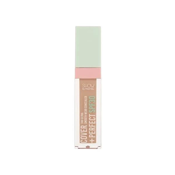 Show By Pastel Cover+Perfect SPF30 Caramel Concealer: High Coverage, Moisturizing, & Long Lasting - Blemish Concealer Show By Pastel SPF30 Concealer: High Coverage, Flawless Skin high coverage concealer, SPF30 concealer, moisturising concealer, long lasting concealer, pomegranate extract concealer, Show By Pastel concealer, caramel concealer, concealer for blemishes, concealer, high coverage makeup, sun protection, moisturizing makeup, skin imperfections, flawless complexion, 24-hour wear, blemish concealer