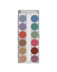 Kryolan Aquacolor 12-Color Professional Makeup Palette