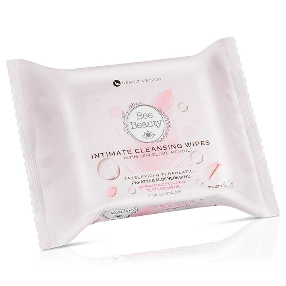 Bee Beauty Intimate Cleansing Wipes for Freshness 20 Count