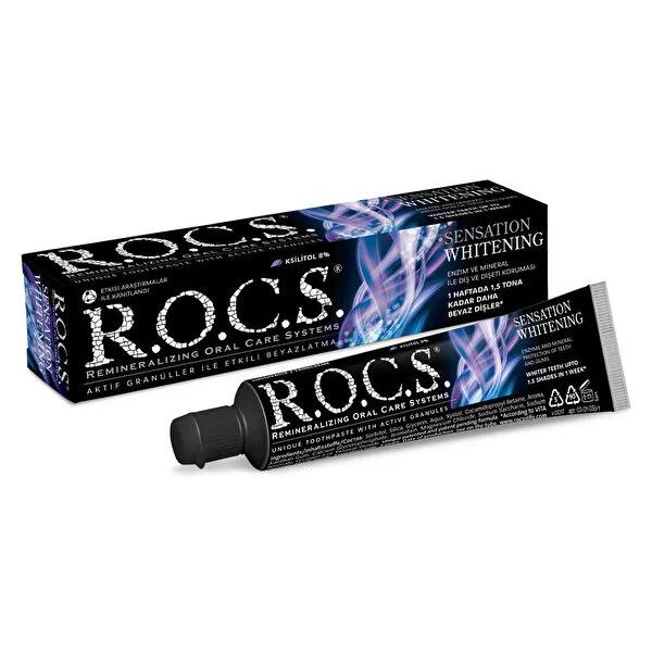 ROCS Whitening Toothpaste for Adults - Natural, Fluoride-Free Oral Care with Active Granules - image 3