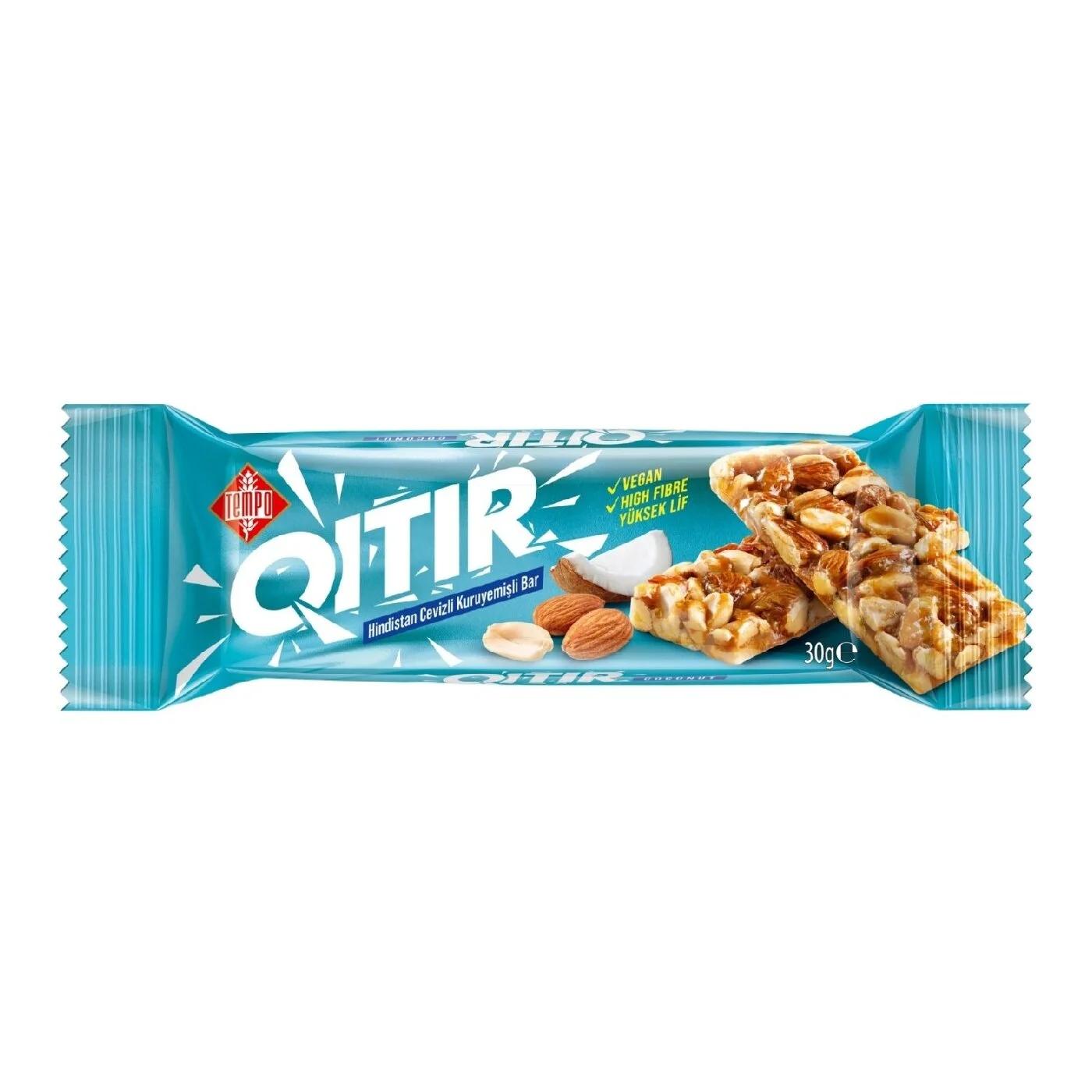 Tempo Crispy Coconut &amp; Nut Bar for Quick Energy 30g