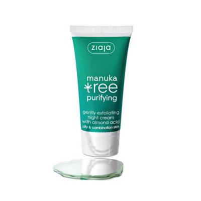 ziaja manuka acne treatment night cream 50 ml, manuka leaf extract night cream for oily skin Ziaja Manuka Acne Treatment Night Cream - Exfoliating | 50 ml Ziaja Manuka Acne Treatment Night Cream - 50 ml ziaja, manuka-night-cream, exfoliating-night-cream, acne-treatment, oily-skin, combination-skin, skincare, night-cream, hydrating-cream, ai-generated