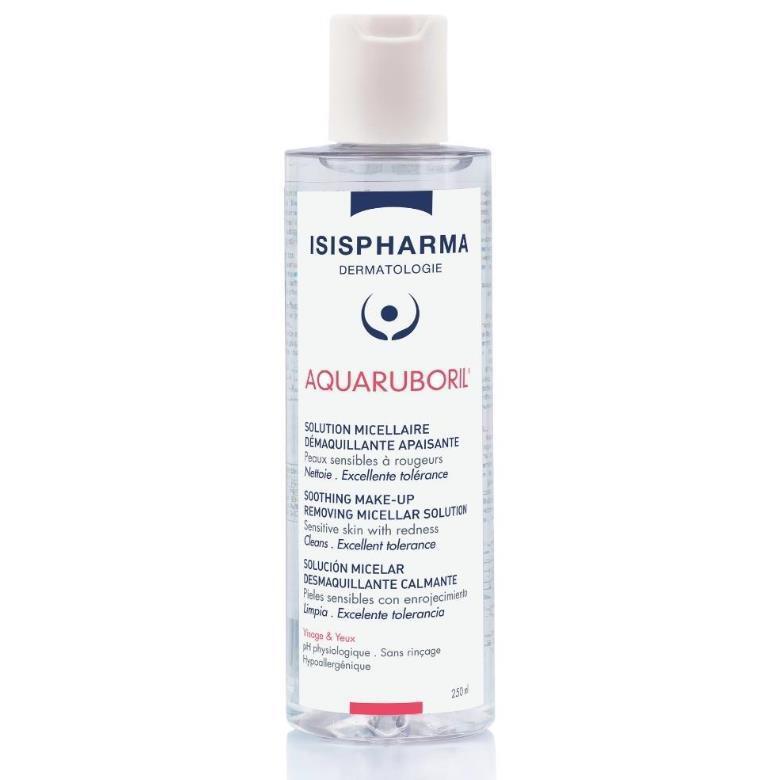 Isis Pharma Aquaruboril: Gentle Micellar Water Makeup Remover for Sensitive Skin | No Rinse, Soothing Facial Cleanser Isis Pharma Micellar Water: Gentle Makeup Remover for Sensitive Skin micellar water, makeup remover, sensitive skin cleanser, gentle makeup remover, Isis Pharma Aquaruboril, no rinse cleanser, face cleanser sensitive skin, makeup remover for sensitive eyes, cleanser, face wash, makeup, sensitive skin, skincare, no rinse, gentle, soothing, facial cleanser, makeup removal, skin cleansing, beau