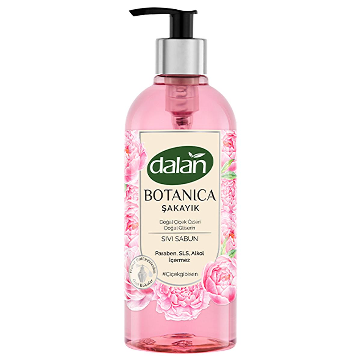 Dalan Botanica Liquid Hand Soap - Gentle Floral Fragrance, 16.91 fl oz - Paraben-Free, SLS-Free - Soap