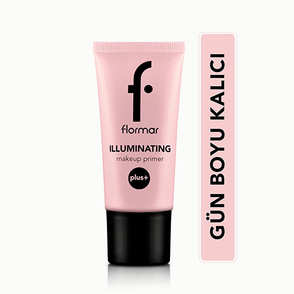 Flormar Illuminating Primer Plus - Hydrating Makeup Primer for Radiant Finish, Green Tea & Acai Extracts - Makeup Primer