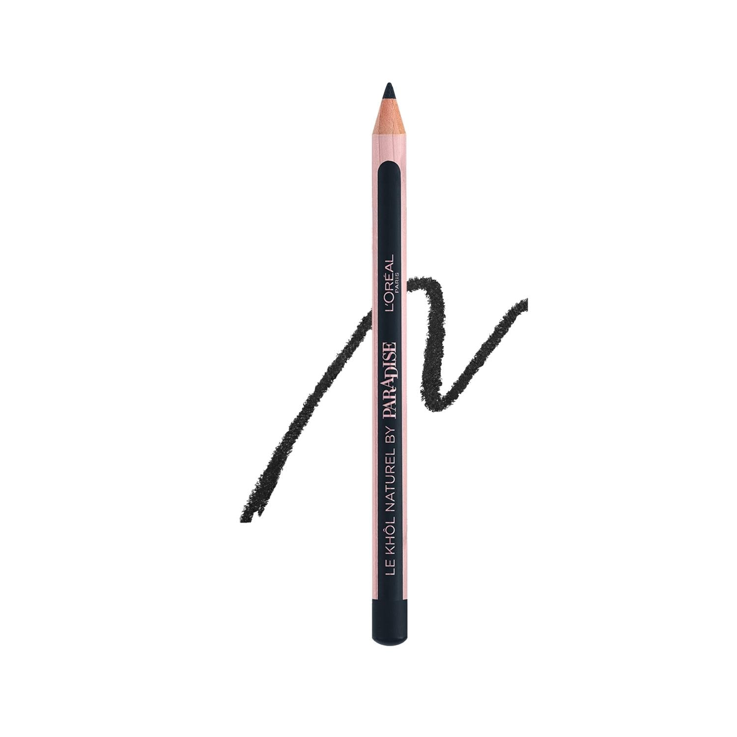 Loreal Paris Paradise Le Kohl Eyeliner - Midnight Black, Long-Lasting, Sensitive Eye Makeup - image 5