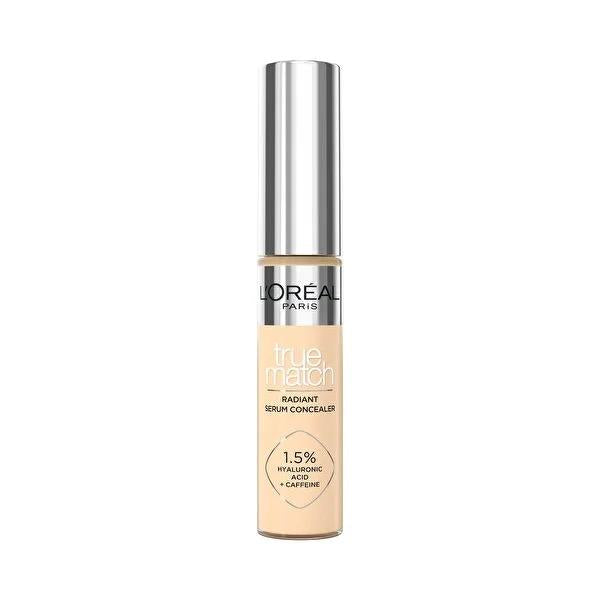 L'Oréal Paris True Match Concealer Serum - Dark Circle Concealer with Hyaluronik Asit L'Oréal Paris True Match Concealer Serum - Conceal & Care Concealer Serum, Under-eye Concealer, True Match Concealer, L'Oréal Paris Concealer, Dark Circle Concealer, Hyaluronik Asit, Kafein Kompleksi, Skincare Concealer, Makeup, Beauty, Cosmetics