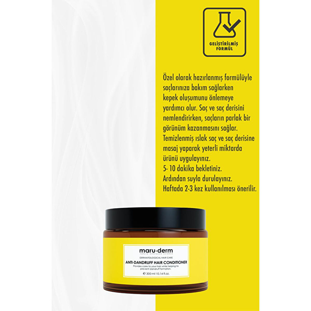 Maruderm Anti-Dandruff Hair Cream 300ml - Nourishing Tea Tree Oil for Scalp Care - view 5