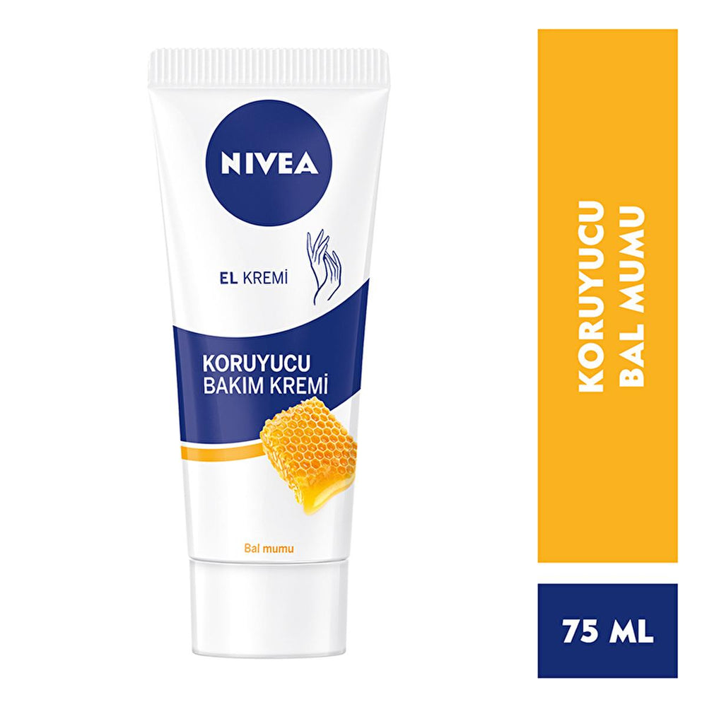 Nivea Moisturizing Hand Cream - Protective Rose Scented Formula for Dry Hands - Face Cream