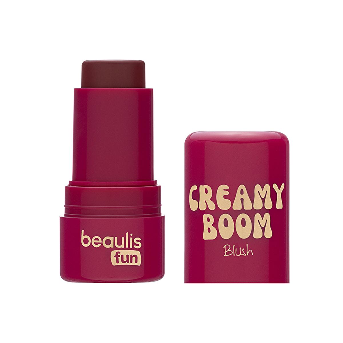 beauilis fun creamy boom stick blush fuchsia flame, close up of beaulis blush stick fuchsia flame Beaulis Fun Creamy Boom Stick Blush - Fuchsia Flame | 538 Beaulis Creamy Boom Stick Blush - Fuchsia Flame beauilis, creamy-blush, makeup, fuchsia-flame, cosmetic, beauty, makeup-essentials, lightweight-formula, ai-generated, fun-makeup