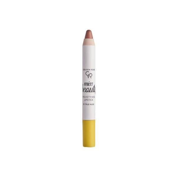 Golden Rose Velvety Kiss Lipstick - Matte, Long-Lasting Nude Shade Lip Color for Beauty-Conscious Individuals - Lipstick