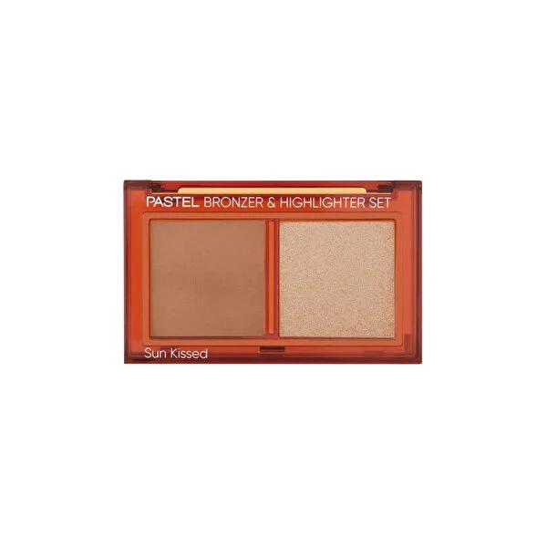 Pastel Profashion Bronzer &amp; Highlighter Makeup Set - Natural Bronze &amp; Soft Glow, Cruelty-Free, Vegan, Halal Certified Pastel Bronzer &amp; Highlighter Set - Natural Glow, Cruelty-Free bronzer and highlighter set, natural makeup look, cruelty-free cosmetics, vegan makeup, halal beauty products, makeup for sensitive skin, natural bronze glow, soft glow highlighter, multi-purpose makeup, paraben-free cosmetics, gluten-free beauty products, dermatologically tested makeup