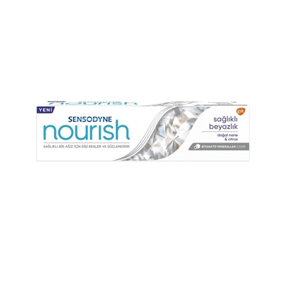 Sensodyne Nourish Sensitive Teeth Toothpaste - Gentle Whitening, Strengthening, and Fresh Breath - 2.54 fl oz - image 4