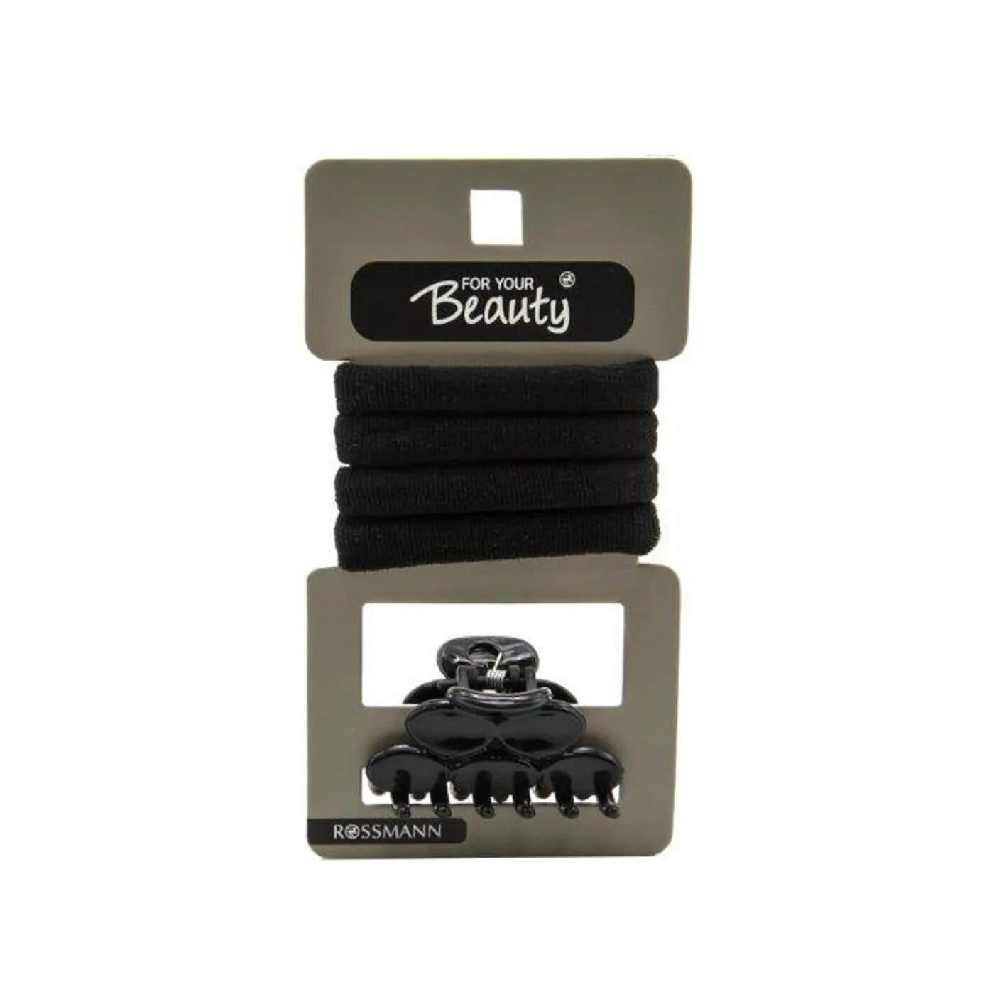 For Your Beauty Towel &amp; Claw Clip Set 1 Set